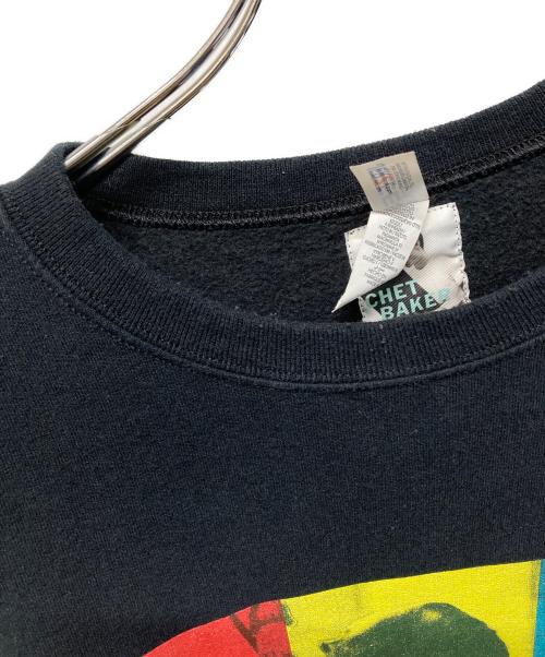 WACKO MARIA（ワコマリア）WACKO MARIA (ワコマリア) : CHET BAKER / CREW NECK SWEAT SHIRT ブラック サイズ:Lの古着・服飾アイテム