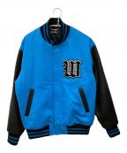 WACKO MARIAワコマリア）の古着「LEATHER VARSITY JACKET -B-(TYPE-2) スタジャン」｜ブルー