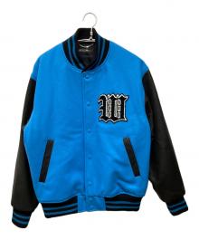 WACKO MARIA（ワコマリア）の古着「LEATHER VARSITY JACKET -B-(TYPE-2) スタジャン」｜ブルー