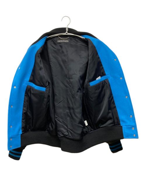 WACKO MARIA（ワコマリア）WACKO MARIA (ワコマリア) LEATHER VARSITY JACKET -B-(TYPE-2) スタジャン ブルー サイズ:Mの古着・服飾アイテム