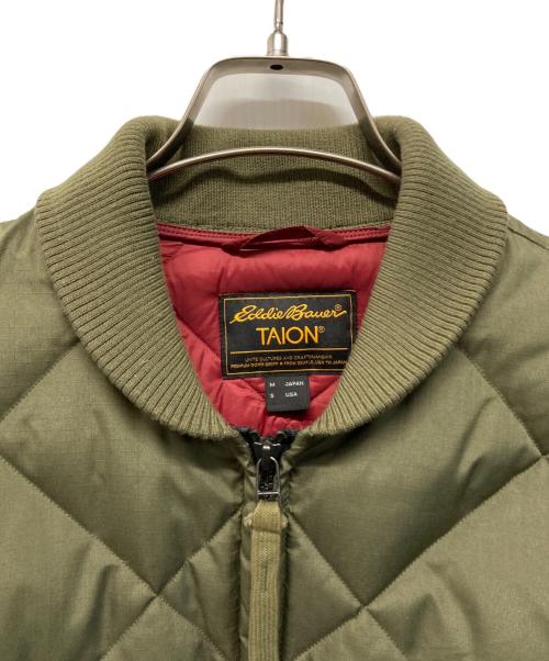 TAION（タイオン）TAION (タイオン) Eddie Bauer (エディーバウアー) skyliner down jacket(スカイライナー ダウン ジャケット) カーキ サイズ:Mの古着・服飾アイテム