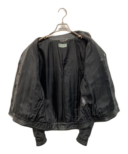 Saint Laurent Paris（サンローランパリ）Saint Laurent Paris (サンローランパリ) Studded Leather Jacket ブラック サイズ:SIZE 48の古着・服飾アイテム
