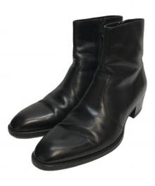 Saint Laurent Paris（サンローランパリ）の古着「WYATT ZIPPED BOOTS」｜ブラック