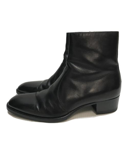 Saint Laurent Paris（サンローランパリ）Saint Laurent Paris (サンローランパリ) WYATT ZIPPED BOOTS ブラック サイズ:SIZE 43の古着・服飾アイテム