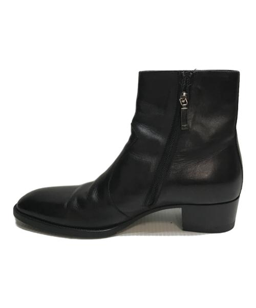 Saint Laurent Paris（サンローランパリ）Saint Laurent Paris (サンローランパリ) WYATT ZIPPED BOOTS ブラック サイズ:SIZE 43の古着・服飾アイテム