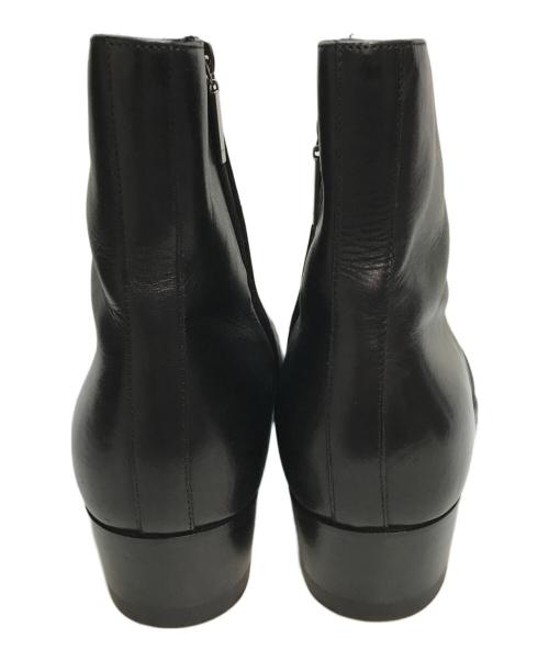 Saint Laurent Paris（サンローランパリ）Saint Laurent Paris (サンローランパリ) WYATT ZIPPED BOOTS ブラック サイズ:SIZE 43の古着・服飾アイテム