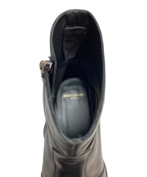 Saint Laurent Paris（サンローランパリ）Saint Laurent Paris (サンローランパリ) WYATT ZIPPED BOOTS ブラック サイズ:SIZE 43の古着・服飾アイテム