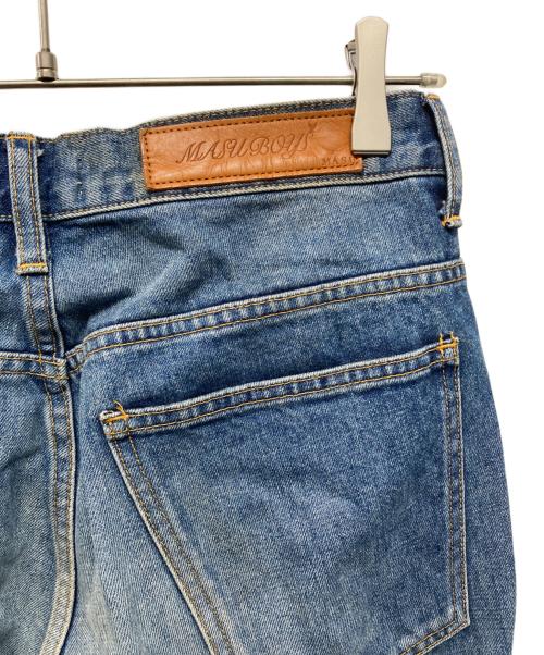 masu（エムエーエスユー）masu (エムエーエスユー) BOYS FEATHER BELL-BOTTOM JEANS(ボーイズ フェザー ベルボトム ジーンズ) 日本製 インディゴ サイズ:SIZE 46の古着・服飾アイテム