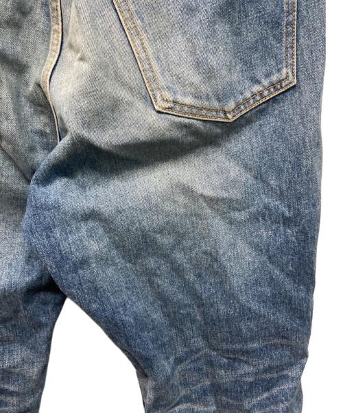 masu（エムエーエスユー）masu (エムエーエスユー) BOYS FEATHER BELL-BOTTOM JEANS(ボーイズ フェザー ベルボトム ジーンズ) 日本製 インディゴ サイズ:SIZE 46の古着・服飾アイテム