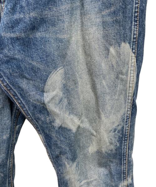 masu（エムエーエスユー）masu (エムエーエスユー) BOYS FEATHER BELL-BOTTOM JEANS(ボーイズ フェザー ベルボトム ジーンズ) 日本製 インディゴ サイズ:SIZE 46の古着・服飾アイテム