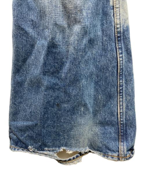 masu（エムエーエスユー）masu (エムエーエスユー) BOYS FEATHER BELL-BOTTOM JEANS(ボーイズ フェザー ベルボトム ジーンズ) 日本製 インディゴ サイズ:SIZE 46の古着・服飾アイテム