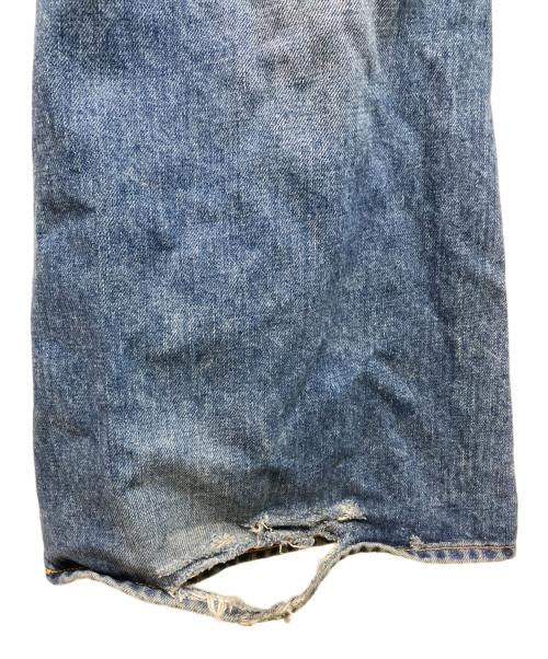 masu（エムエーエスユー）masu (エムエーエスユー) BOYS FEATHER BELL-BOTTOM JEANS(ボーイズ フェザー ベルボトム ジーンズ) 日本製 インディゴ サイズ:SIZE 46の古着・服飾アイテム