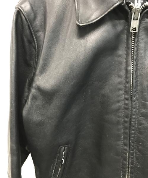 Schott（ショット）Schott (ショット) ボアライナー付レザージャケット 642 USA製 ブラック サイズ:SIZE 38の古着・服飾アイテム