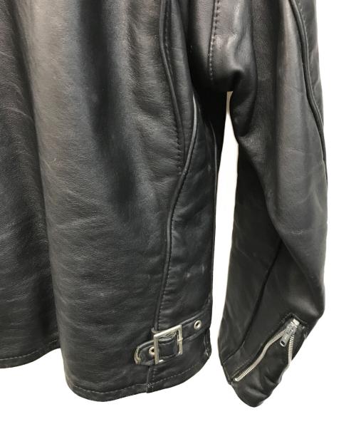 Schott（ショット）Schott (ショット) ボアライナー付レザージャケット 642 USA製 ブラック サイズ:SIZE 38の古着・服飾アイテム