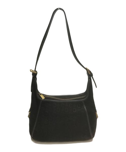 CELINE（セリーヌ）CELINE (セリーヌ) スウェードホーボーショルダーバッグ ブラウンの古着・服飾アイテム