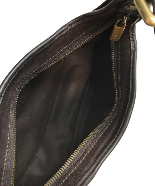 CELINE（セリーヌ）CELINE (セリーヌ) スウェードホーボーショルダーバッグ ブラウンの古着・服飾アイテム