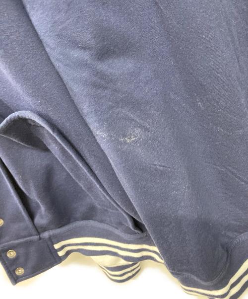 POLO RALPH LAUREN（ポロ・ラルフローレン）POLO RALPH LAUREN (ポロ・ラルフローレン) US OPEN クレスト ダブルニット ジャケット ネイビー×ホワイト サイズ:Sの古着・服飾アイテム