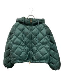 WEEKEND Max Mara（ウィークエンド マックスマーラ）の古着「キルティングダウンジャケット」｜グリーン