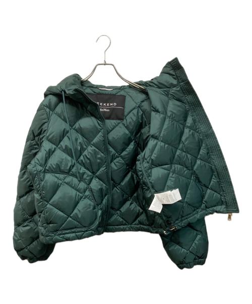WEEKEND Max Mara（ウィークエンド マックスマーラ）Weekend Max Mara (ウィークエンド マックスマーラ) キルティングダウンジャケット グリーン サイズ:SIZE 34の古着・服飾アイテム