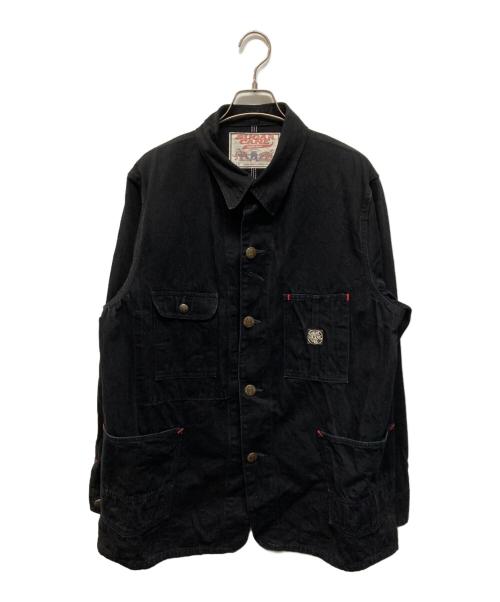 SUGAR CANE（シュガーケーン）SUGAR CANE (シュガーケーン) FICTION ROMANCE 11oz. BLACK DENIM WORK COAT(フィクション ロマンス 11オンス ブラック デニム ワーク コート) ブラック サイズ:SIZE 40の古着・服飾アイテム