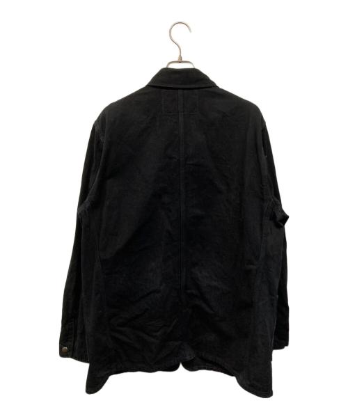 SUGAR CANE（シュガーケーン）SUGAR CANE (シュガーケーン) FICTION ROMANCE 11oz. BLACK DENIM WORK COAT(フィクション ロマンス 11オンス ブラック デニム ワーク コート) ブラック サイズ:SIZE 40の古着・服飾アイテム