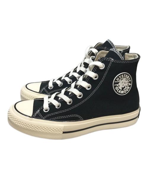 Hysteric Glamour（ヒステリックグラマー）Hysteric Glamour (ヒステリックグラマー) キャンバススニーカー ブラック サイズ:24cmの古着・服飾アイテム