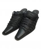 YELLOイエロ）の古着「shooter sneaker mules  ミュール」｜ブラック