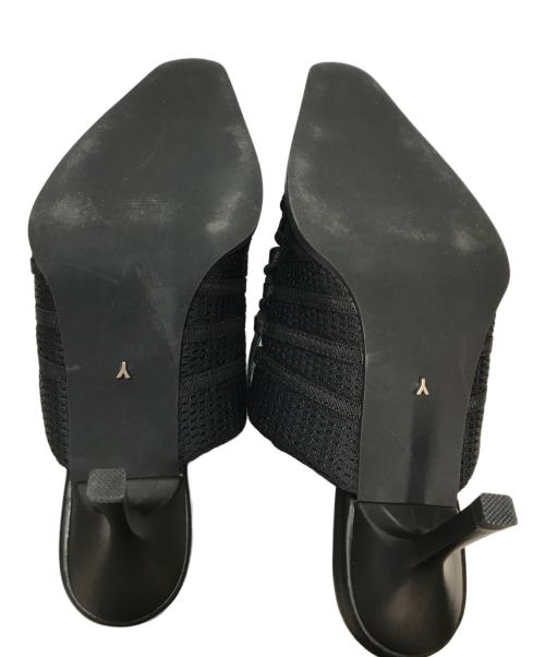 YELLO（イエロ）YELLO (イエロ) shooter sneaker mules  ミュール ブラック サイズ:Lの古着・服飾アイテム