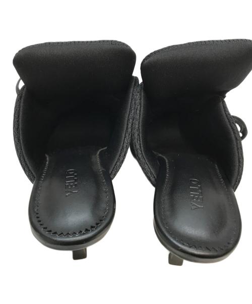 YELLO（イエロ）YELLO (イエロ) shooter sneaker mules  ミュール ブラック サイズ:Lの古着・服飾アイテム