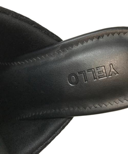 YELLO（イエロ）YELLO (イエロ) shooter sneaker mules  ミュール ブラック サイズ:Lの古着・服飾アイテム