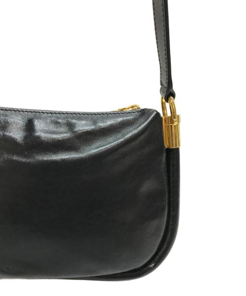 Chloe（クロエ）Chloe (クロエ) PARATY24 クロスボディバッグ イタリア製 ブラックの古着・服飾アイテム