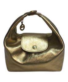 LONGCHAMP（ロンシャン）の古着「LE PLIAGE XTRA ハンドバッグ」｜ゴールド