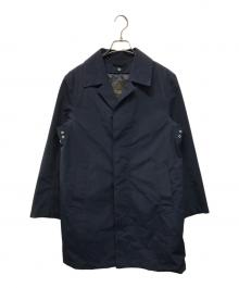 MACKINTOSH LONDON（マッキントッシュ ロンドン）の古着「DUNKELD ステンカラーコート」｜ネイビー