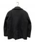 MARGARET HOWELL (マーガレットハウエル) FOX BROTHERS (フォックスブラザーズ) ウールpコート ブラック サイズ:M：18000円