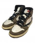 NIKE×Travis Scottナイキ×トラヴィススコット）の古着「Retro High OG TS SP "Sail/Dark Mocha"」｜ブラウン