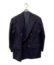 POLO RALPH LAUREN（ポロ・ラルフローレン）の古着「ピークドラペルダブルテーラードジャケット」｜ネイビー