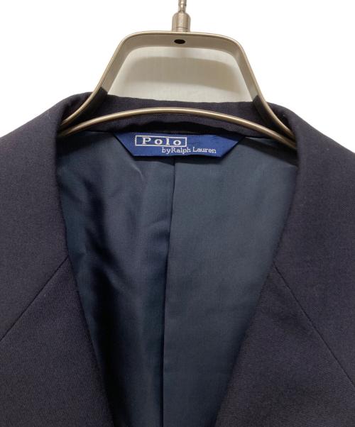 POLO RALPH LAUREN（ポロ・ラルフローレン）POLO RALPH LAUREN (ポロ・ラルフローレン) ピークドラペルダブルテーラードジャケット ネイビー サイズ:SIZE 96AB6の古着・服飾アイテム