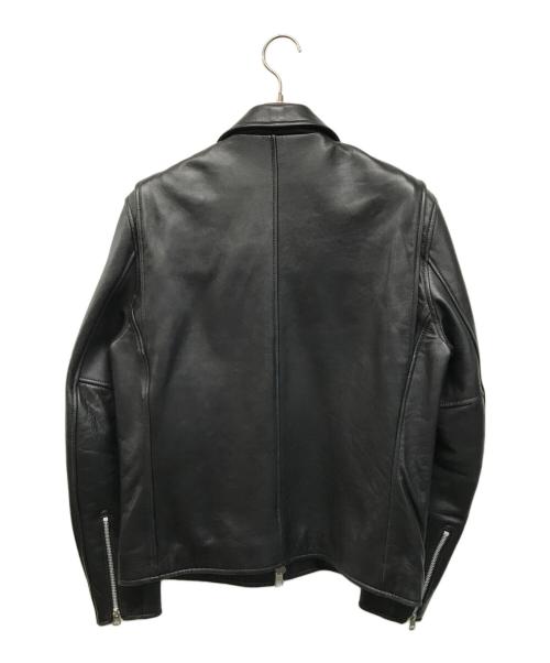 Schott（ショット）Schott (ショット) nano・universe (ナノ・ユニバース) レザージャケット ブラック サイズ:Lの古着・服飾アイテム
