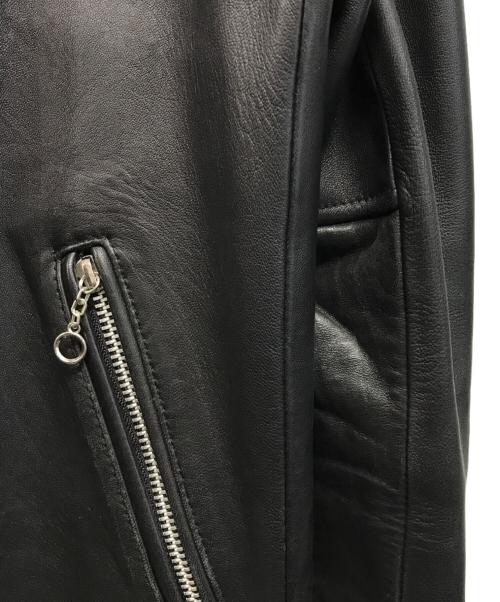 Schott（ショット）Schott (ショット) nano・universe (ナノ・ユニバース) レザージャケット ブラック サイズ:Lの古着・服飾アイテム
