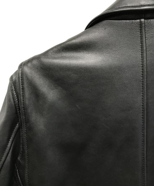 Schott（ショット）Schott (ショット) nano・universe (ナノ・ユニバース) レザージャケット ブラック サイズ:Lの古着・服飾アイテム