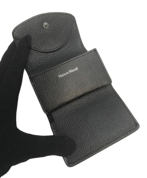 MAISON SBOND（メゾンエスボンド）Maison Sbond (メゾンエスボンド) ミニウォレット ブラックの古着・服飾アイテム