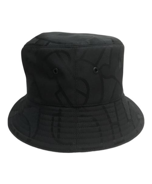BURBERRY（バーバリー）BURBERRY (バーバリー) モノグラムジャカード バケットハット ブラックの古着・服飾アイテム