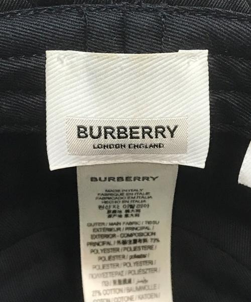 BURBERRY（バーバリー）BURBERRY (バーバリー) モノグラムジャカード バケットハット ブラックの古着・服飾アイテム