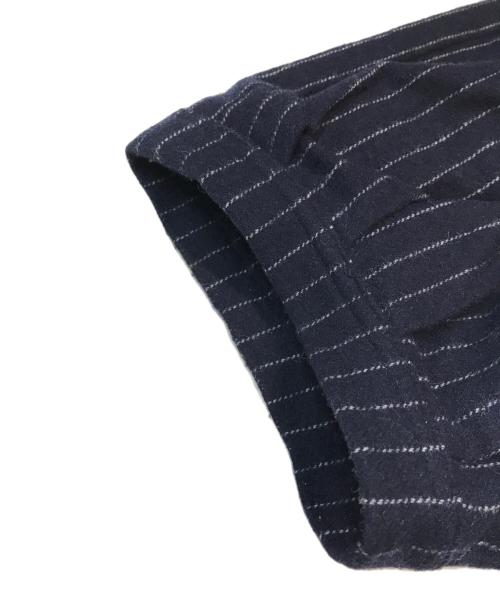 SOL soonerorlater（ソル スーナーオアレイター）SOL soonerorlater (ソル スーナーオアレイター) Pin-Stripe Balloon Pants(ピン ストライプ バルーン パンツ) 2026-2027 AW ネイビー サイズ:Lの古着・服飾アイテム