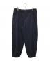 SOL soonerorlater（ソル スーナーオアレイター）の古着「Pin-Stripe Balloon Pants(ピン ストライプ バルーン パンツ) 2026-2027 AW」｜ネイビー