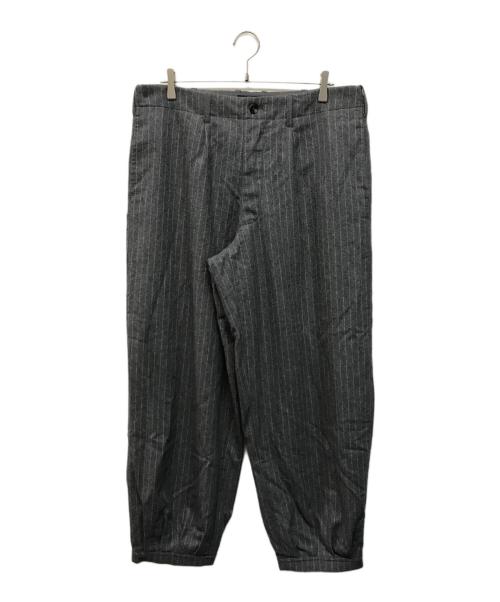 SOL soonerorlater（ソル スーナーオアレイター）SOL soonerorlater (ソル スーナーオアレイター) Pin-Stripe Balloon Pants(ピン ストライプ バルーン パンツ) 2026-2027 AW グレー サイズ:Lの古着・服飾アイテム