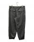 SOL soonerorlater (ソル スーナーオアレイター) Pin-Stripe Balloon Pants(ピン ストライプ バルーン パンツ) 2026-2027 AW グレー サイズ:L：25000円