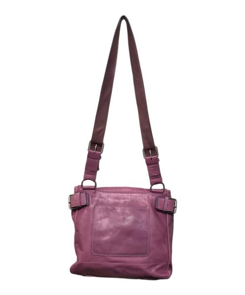 Vivienne Westwood（ヴィヴィアンウエストウッド）Vivienne Westwood (ヴィヴィアンウエストウッド) メッセンジャーバッグ レザー パープルの古着・服飾アイテム