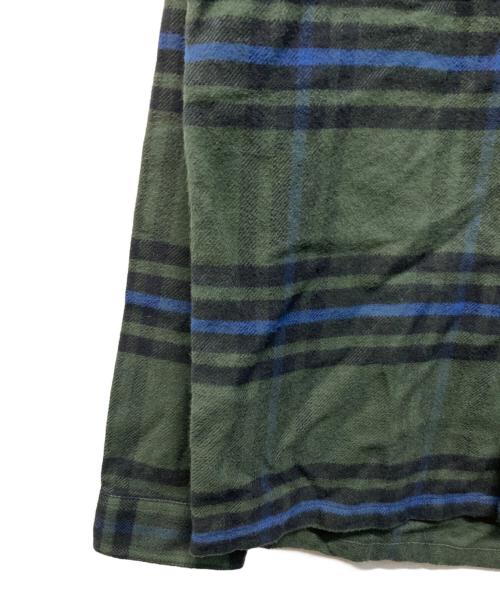 Patagonia（パタゴニア）Patagonia (パタゴニア) フィヨルド・フランネル・シャツ ブルーオリーブ サイズ:Mの古着・服飾アイテム