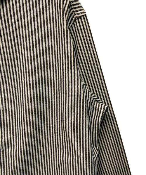 WAREHOUSE&CO（ウエアハウス）warehouse&co (ウエアハウス) ヒッコリー ショールカラー カバーオール U.S.NAVY SHAWL COLLAR COVERALL 日本製 ネイビー サイズ:SIZE 40の古着・服飾アイテム